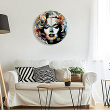 Laden Sie das Bild in den Galerie-Viewer, Malen nach Zahlen Uhr - Marilyn-Porträt