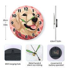Laden Sie das Bild in den Galerie-Viewer, Malen nach Zahlen Uhr - Lieber Hund