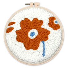Laden Sie das Bild in den Galerie-Viewer, Punch Needle set Rostrote Mohnblume