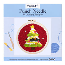 Laden Sie das Bild in den Galerie-Viewer, Punch Needle Weihnachtsbaum 3
