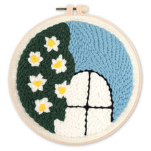 Laden Sie das Bild in den Galerie-Viewer, Punch Needle set Blume am Fenster