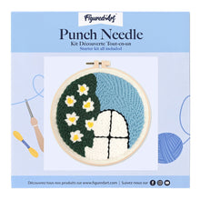 Laden Sie das Bild in den Galerie-Viewer, Punch Needle Blume am Fenster
