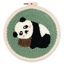 Laden Sie das Bild in den Galerie-Viewer, Punch Needle set Panda 1