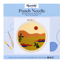 Laden Sie das Bild in den Galerie-Viewer, Punch Needle Goldene Wüste
