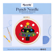Laden Sie das Bild in den Galerie-Viewer, Punch Needle Weihnachtsbaum 2