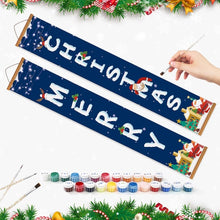 Laden Sie das Bild in den Galerie-Viewer, Malen nach Zahlen DIY Tür Banner - Grüße vom Weihnachtsmann