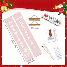 Laden Sie das Bild in den Galerie-Viewer, Malen nach Zahlen DIY Tür Banner - Fröhlicher Weihnachtsmann
