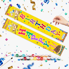 Laden Sie das Bild in den Galerie-Viewer, Malen nach Zahlen DIY Tür Banner - Fröhliche Fähnchen