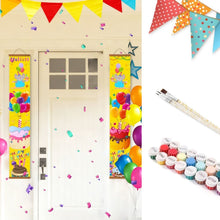 Laden Sie das Bild in den Galerie-Viewer, Malen nach Zahlen DIY Tür Banner - Ballon-Girlande Figured'Art