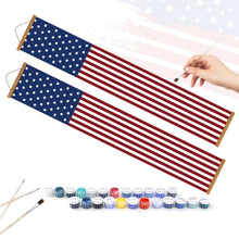 Laden Sie das Bild in den Galerie-Viewer, Malen nach Zahlen DIY Tür Banner - Sterne &amp; Streifen
