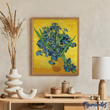 Laden Sie das Bild in den Galerie-Viewer, Diamond Painting - Vase mit Iris - Van Gogh