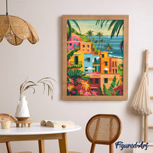 Laden Sie das Bild in den Galerie-Viewer, Diamond Painting - Marokkanische Küstenstadt