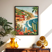 Laden Sie das Bild in den Galerie-Viewer, Diamond Painting - Küsten-Surfen