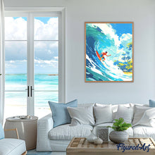 Laden Sie das Bild in den Galerie-Viewer, Diamond Painting - Surfen in Hawaii