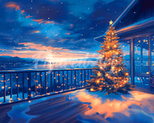Laden Sie das Bild in den Galerie-Viewer, Diamond Painting - Funkelnde Weihnachtsterrasse