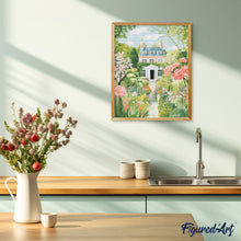 Laden Sie das Bild in den Galerie-Viewer, Diamond Painting - Haus im Garten