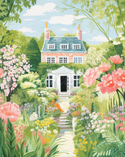 Laden Sie das Bild in den Galerie-Viewer, Diamond Painting - Haus im Garten
