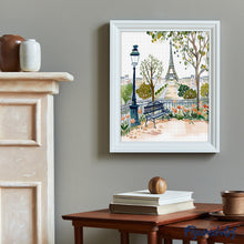 Laden Sie das Bild in den Galerie-Viewer, Diamond Painting - Aquarell-Pariser Garten