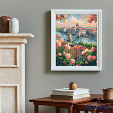 Laden Sie das Bild in den Galerie-Viewer, Diamond Painting - Blühendes Budapest