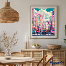 Laden Sie das Bild in den Galerie-Viewer, Diamond Painting - Belebte Straße in Japan