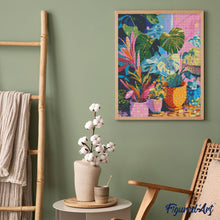 Laden Sie das Bild in den Galerie-Viewer, Diamond Painting - Zimmerpflanzenecke