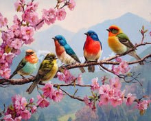 Laden Sie das Bild in den Galerie-Viewer, Diamond Painting - Die Band der Singvögel