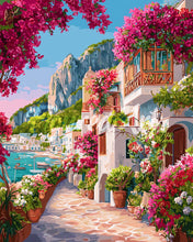 Laden Sie das Bild in den Galerie-Viewer, Diamond Painting - Blumenallee von Capri