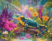Laden Sie das Bild in den Galerie-Viewer, Diamond Painting - Fröhlicher Salamander