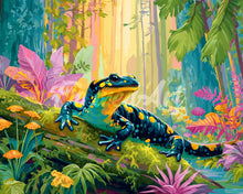 Laden Sie das Bild in den Galerie-Viewer, Diamond Painting - Wald-Salamander
