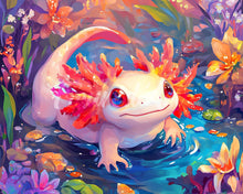 Laden Sie das Bild in den Galerie-Viewer, Diamond Painting - Süßer Axolotl