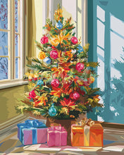 Laden Sie das Bild in den Galerie-Viewer, Diamond Painting - Heller Weihnachtsbaum