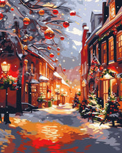Laden Sie das Bild in den Galerie-Viewer, Diamond Painting - Goldene Weihnachtsstunde