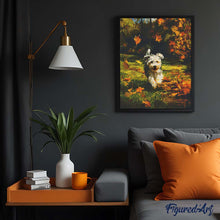 Laden Sie das Bild in den Galerie-Viewer, Diamond Painting - Fröhlicher Welpe im Herbst