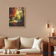 Laden Sie das Bild in den Galerie-Viewer, Diamond Painting - Goldene Straßenreise