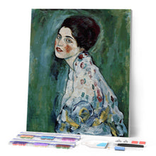 Laden Sie das Bild in den Galerie-Viewer, Diamond Painting - Porträt einer Dame - Klimt