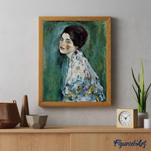 Laden Sie das Bild in den Galerie-Viewer, Diamond Painting - Porträt einer Dame - Klimt