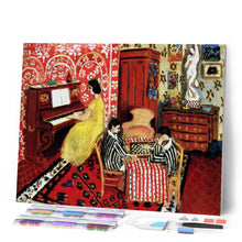 Laden Sie das Bild in den Galerie-Viewer, Diamond Painting - Der Pianist und die Dame-Spieler - Matisse