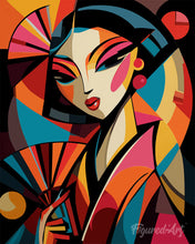Laden Sie das Bild in den Galerie-Viewer, Diamond Painting - Kühne Abstrakte Geisha