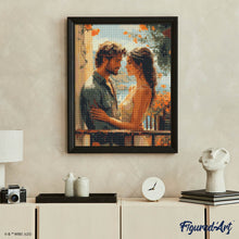 Laden Sie das Bild in den Galerie-Viewer, Diamond Painting - Romantisches Paar am Meer