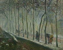 Laden Sie das Bild in den Galerie-Viewer, Diamond Painting - Die Straße, die Wirkung des Schnees - Pissarro 