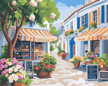 Laden Sie das Bild in den Galerie-Viewer, Diamond Painting - Sonnige Blumenstraße