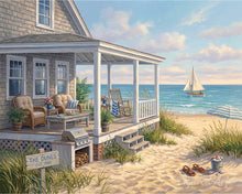 Laden Sie das Bild in den Galerie-Viewer, Diamond Painting - Dünen-Cottage