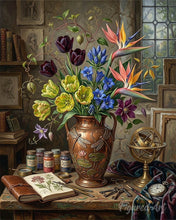 Laden Sie das Bild in den Galerie-Viewer, Diamond Painting - Zeitlose Blumen