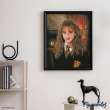 Laden Sie das Bild in den Galerie-Viewer, Diamond Painting - Harry Potter - Porträt von Hermine Granger