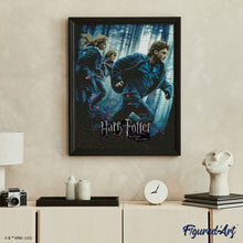 Laden Sie das Bild in den Galerie-Viewer, Diamond Painting - Harry Potter und die Heiligtümer des Todes - Teil 1 Plakat