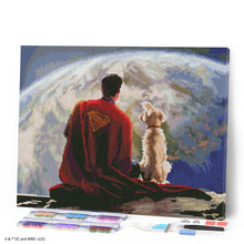 Laden Sie das Bild in den Galerie-Viewer, Diamond Painting - Superman und Krypto