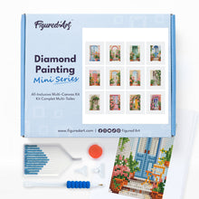 Laden Sie das Bild in den Galerie-Viewer, Mini Serie Diamond Painting - Gartentorserie