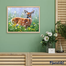 Laden Sie das Bild in den Galerie-Viewer, Malen nach Zahlen für Erwachsene | Reh auf der Wiese | Figured'Art
