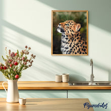 Laden Sie das Bild in den Galerie-Viewer, Malen nach Zahlen – Neugieriger Leopard
