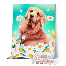 Laden Sie das Bild in den Galerie-Viewer, Malen nach Zahlen – Golden Retriever